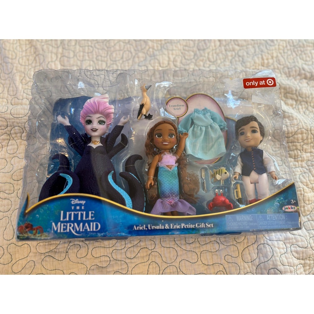 Disney The Little Mermaid Petite Gift Set Jakks Pacific Target Box Damaged